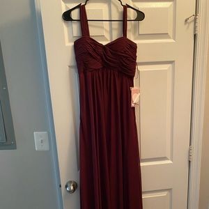Birdy Grey Bridesmaid Dress Burgundy Size 4/S